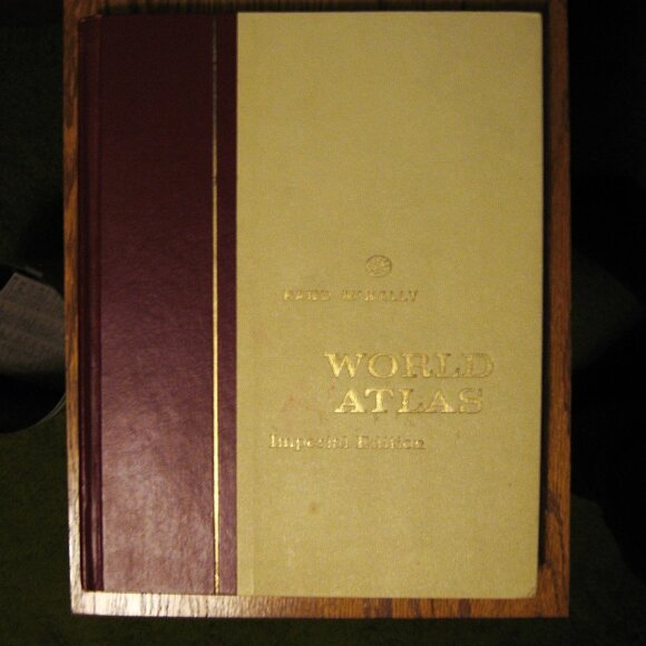 Rand McNally World Atlas Imperial Edition 1968 Hard Cover - Picture 1 of 1